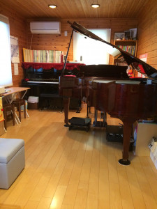 北海道札幌市月寒東のしまづピアノソルフェージュ教室レッスンルーム